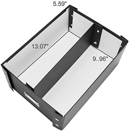 Snap-N-Store CD Storage Box - Pack of 1/2 - Durable Disc Holder with Lid to Store for Discs (2 Pack - Doublewide CD, Black)