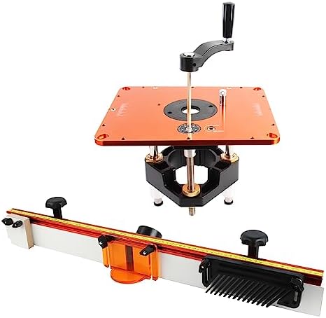 O'SKOOL Router Lift Systems with 32 Inches Long Router Table Fence System