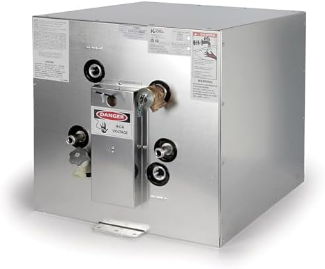 Camco 11841 Kuuma Water Heater with 120V Front Heat Exchange and Back Mount - 11 Gallons