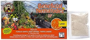 NaturesGoodGuys 5 Million Live Beneficial Nematodes Sf - Fungus Gnat/Rootknot Gall Exterminator