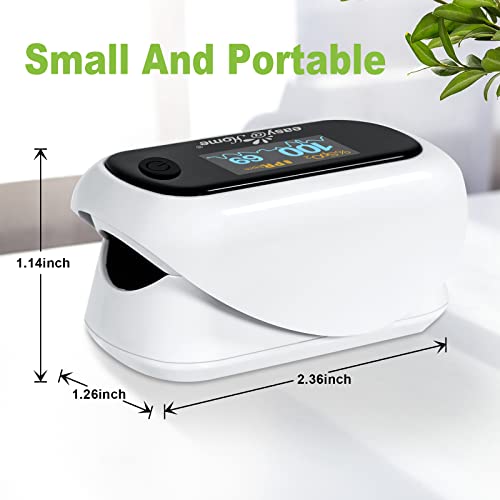 easy@Home Fingertip Pulse Oximeter - SpO2 & Heart Rate Monitor EHP035