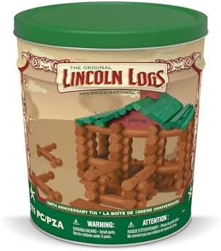 Lincoln Logs 100th Anniversary Tin