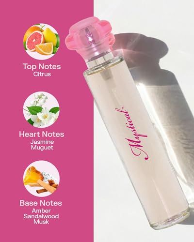 PB ParfumsBelcam Mystical Eau de Parfum Spray for Women – Sweet Fruity Floral Perfume with Citrus, Jasmine, Muguet
