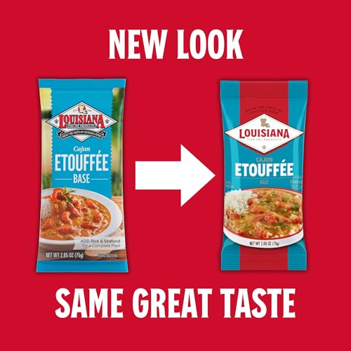 Louisiana Fish Fry Cajun Etouffee Base, 2.65 oz - Pack of 4