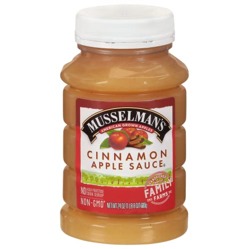 Musselman's Deluxe Cinnamon Applesauce 24 oz (Pack of 12)
