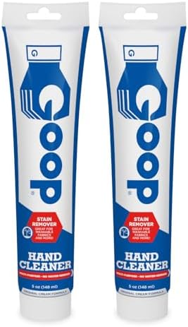 GOOP Multi-Purpose Hand Cleaner- Waterless Hand Degreaser, Laundry Stain Remover - NonToxic and Biodegradable Cleaner Remove Dirt, Oil, Paint, Ink, and Clothes Stains Original, 14oz Pack of 1