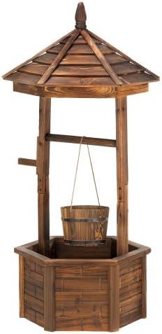 Rustic Wishing Well Planter Home Decor Home Decorative Items Accessories and Gifts