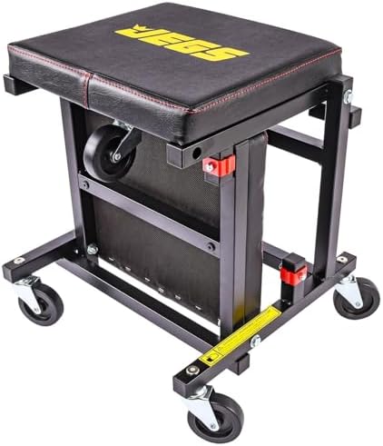 JEGS 2-in-1 Performance Mechanics Creeper Seat [330 lb. Capacity]
