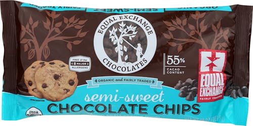 Equal Exchange, Chocolate Chips Semi Sweet Organic, 10 Ounce