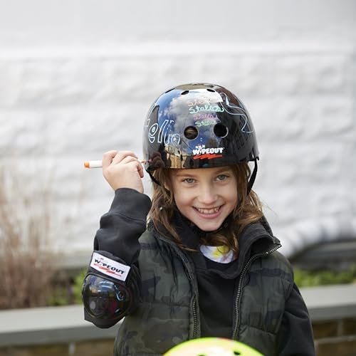 Dry Erase Kids Helmet – Ideal for Bike, Skate, Scooter, in-Line Skating and Rollerblading