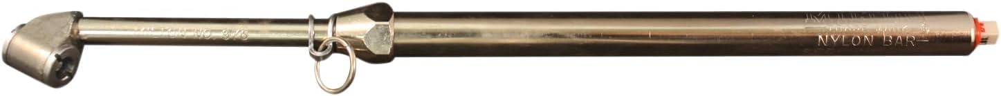 Milton S-976W Dual Head Tire Pressure Service Gauge, 10-160 PSI, 2 PSI Increments, Dually Tire Gauge with Plated Brass Tube