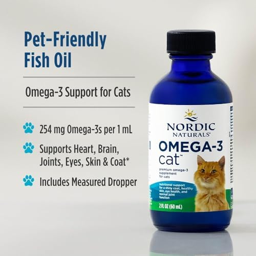 Nordic Naturals Omega-3 Fish Oil for Cats, w/EPA & DHA, Liquid - 2oz
