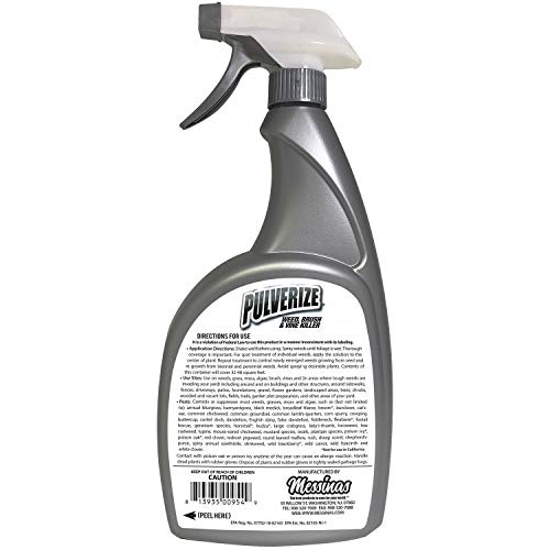 Messina Wildlife Pulverize PWBV-U-032 Weed, Brush & Vine Killer Spray - Fast Acting