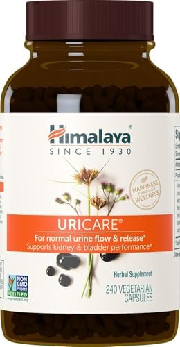 Himalaya UriCare Herbal Bladder & Kidney Support Supplement, 120 Capsules | Urinary Tract Wellness Support For Urinary Tract Wellness With Shilajit - Vegan, Non-GMO, Gluten Free, 60 Servings