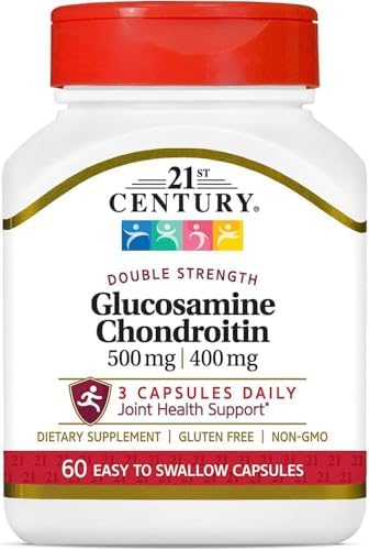21st Century Glucosamine 500Mg & Chondroitin 400Mg Capsules 60 Ct (3 Pack)