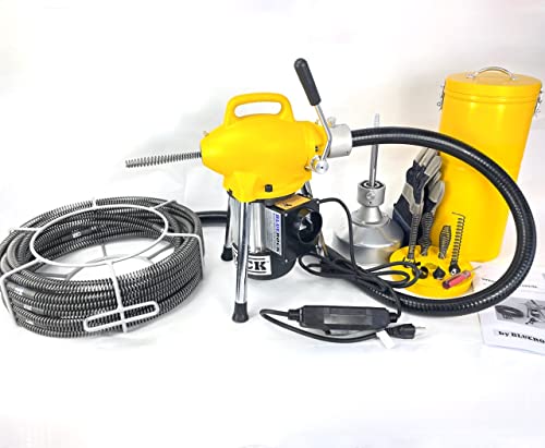 BLUEROCK Tools Model S75 3/4" - 4" Sectional Pipe Drain Cleaning Machine Fits C8