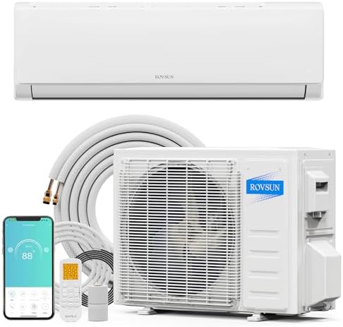 ROVSUN 12000 BTU Wifi Enabled Mini Split Air Conditioner & Heater with Inverter