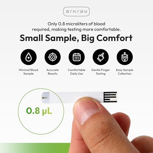 ARKRAY GLUCOCARD Expression Blood Glucose Test Strips - No Coding