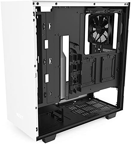 NZXT H510 - Compact ATX Mid-Tower PC Gaming Case - Front I/O USB Type-C Port - Tempered Glass Side Panel - Cable Management System - Water-Cooling