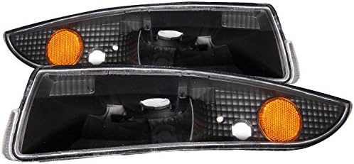 Anzo USA 511045 Chevrolet Camaro Black Bumper Light Assembly with Amber Reflector - (Sold in Pairs)