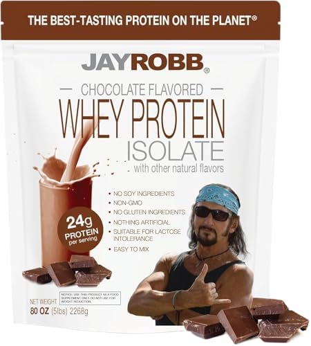 JAYROBB Whey Protein (5 Pound, Vanilla)