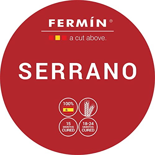 Fermin Bone-in Jamon Serrano Ham Pack (17-19 Lbs. Ham+knife+holder)