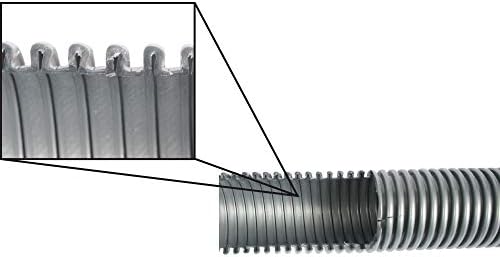 Cen-Tec Systems 94346 50 Ft. Vacuum Hose with Accessory Set Silver
