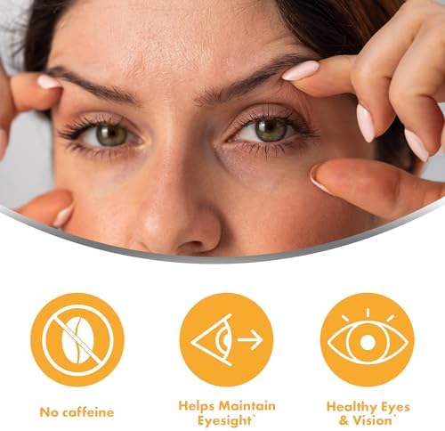 Focus Factor Adults Brain and Vision Supplement, 120 Count - Eye Vitamin, Mineral Supplement & Complete Multivitamin w/Lutein & Zeaxanthin – Brain Supplement for Focus, Concentration, Memory