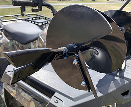 GardenTrax Earth Auger Combo 43cc 2cycle Powerhead with 8 Inch Auger Drill Bit EPA Compliant Post Hole Digger