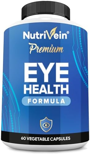 Nutrivein Lutein & Zeaxanthin Eye Vitamins with Eyebright - 60 Capsules