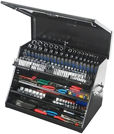 Montezuma ME300B 30-Inch Portable TRIANGLE Toolbox, Black