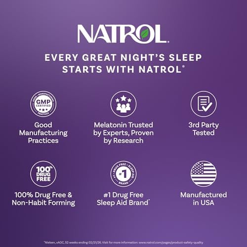 Natrol Melatonin 3 mg Fast Dissolve Tablets, Strawberry, 150 Count | Sleep Support for Adults, for Occasional Sleeplessness, No Water Needed