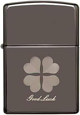 Zippo Clover Design Pocket Lighter, High Polish Chrome, One Size (ZO24699)