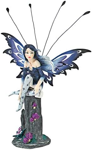 Design Toscano QS232725 Sapphire, The Pepperwand Fairy Statue,full color