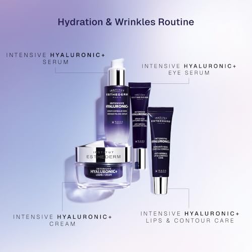 Institut Esthederm – Intensive Hyaluronic+ Anti-Wrinkles Refreshing Eye Serum - 0.5 fl. oz. | Hyaluronic+ eye serum reduces wrinkles and fine