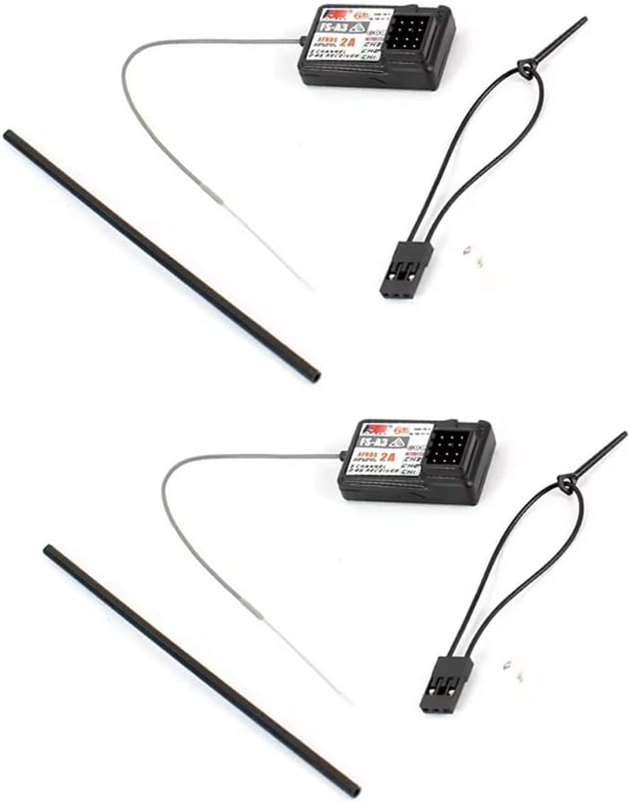 2Pcs Flysky FS-A3 AFHDS2A 2.4G 3CH Receiver for GT2E GT2G Transmitter
