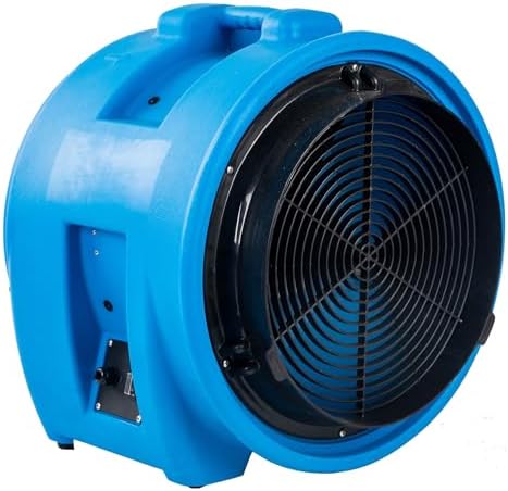 MOUNTO 16-Inch Axial Blower Exhaust Fan - 1HP, 5000 CFM, 200pa, Durable, Stackable, Ductable for Efficient Ventilation