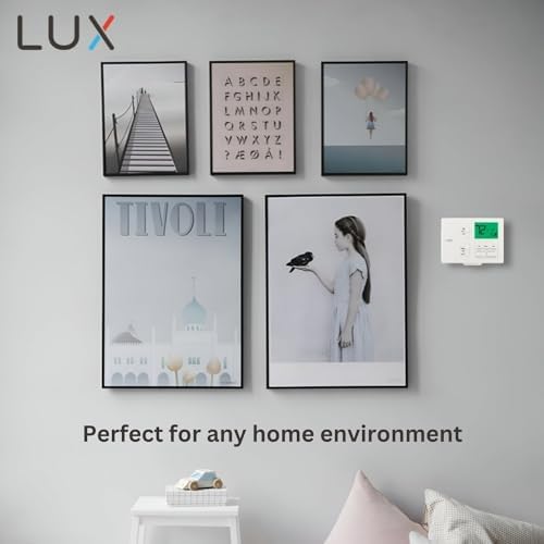 P711 7-Day Programmable or Non-Programmable, Easy-to-Use Thermostat | P711 Prog/Non-Prog, Digital Heating/Cooling Thermostat, Easy DIY Installation, Batteries Included