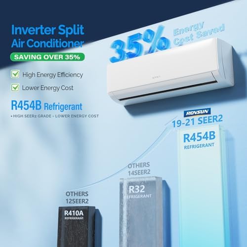 ROVSUN 12000 BTU Wifi Enabled Mini Split Air Conditioner & Heater with Inverter