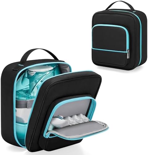 Yarwo Nose Cleaner Case Compatible with Navage Nasal Irrigation System | Portable Neti Pot Safety Travel Bag with Waterproof Lining for Nasal Care Kit