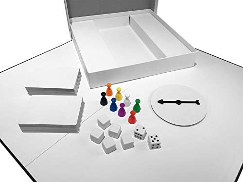 Create Your Own Opoly Board Game Kit with Blank Board & Game Pieces