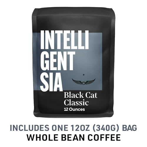 Intelligentsia Coffee, Light Roast Whole Bean Coffee, 100% Arabica Coffee - Black Cat Classic Espresso 12 Ounce Bag