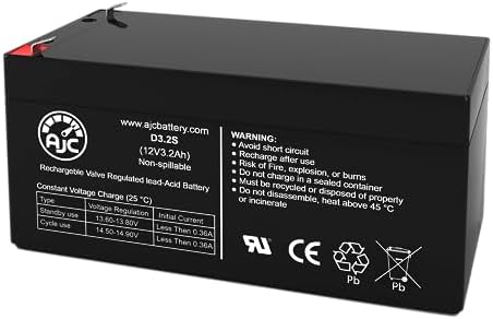 AJC Battery Compatible with Black & Decker CST1200 12V 3.2Ah Lawn and Garden Battery