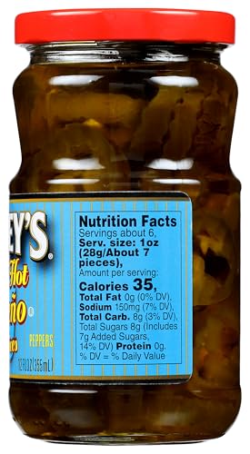 Trappey's Sweet N' Hot Jalapeno Peppers Slices, 12 fl oz