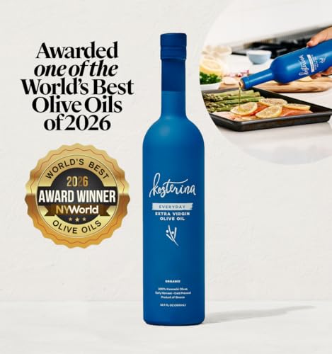 Kosterina Original Extra Virgin Olive Oil, Cold-Pressed EVOO (16.9oz)