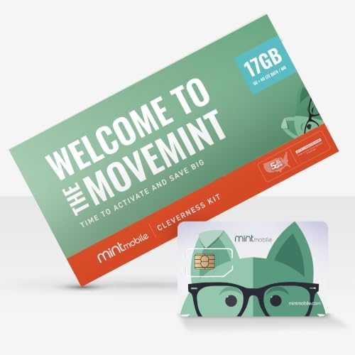 $15/mo. Mint Mobile Phone Plan with 6GB of 5G-4G LTE Data + Unlimited Talk & Text for 3 Months (3-in-1 SIM Card)