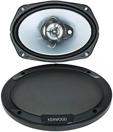 Kenwood KFC-6966S 6"x9" 3-Way 400W car Speakers (2 Speakers) with Gravity Magnet Phone Holder Bundle