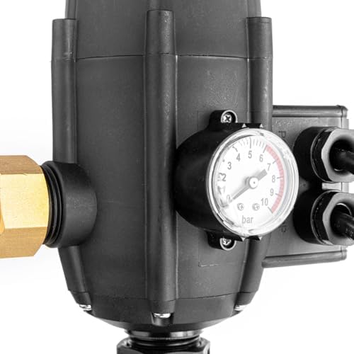 XtremepowerUS 1.6HP Water Transfer Pump w/Automatic Electronic Controller 1268GPH Shallow Well Pump Garden Booster Sprinkler Irrigation Lawn Farm