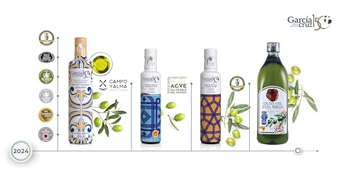 GARCÍA DE LA CRUZ - Organic Extra Virgin Olive Oil, Cooking Oil, Olive Variety, Smooth Body, Origin Spain, Montes de Toledo, Packed in Tins - 3L