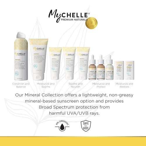 MyChelle Dermaceuticals Sun Shield Clear Spray SPF 30 (6 Fl Oz) - Liquid Zinc Sunscreen Spray with Bentonite Clay and Jojoba - Balances Oil Levels and Conditions Skin - Water Resistant for 80 Minutes